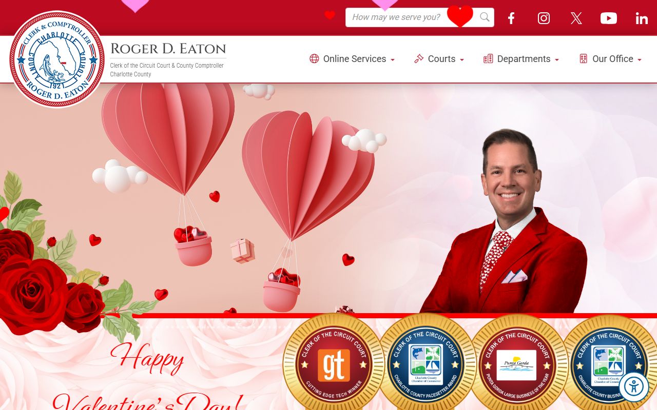 Charlotte County dissolution of marriage records source screenshot