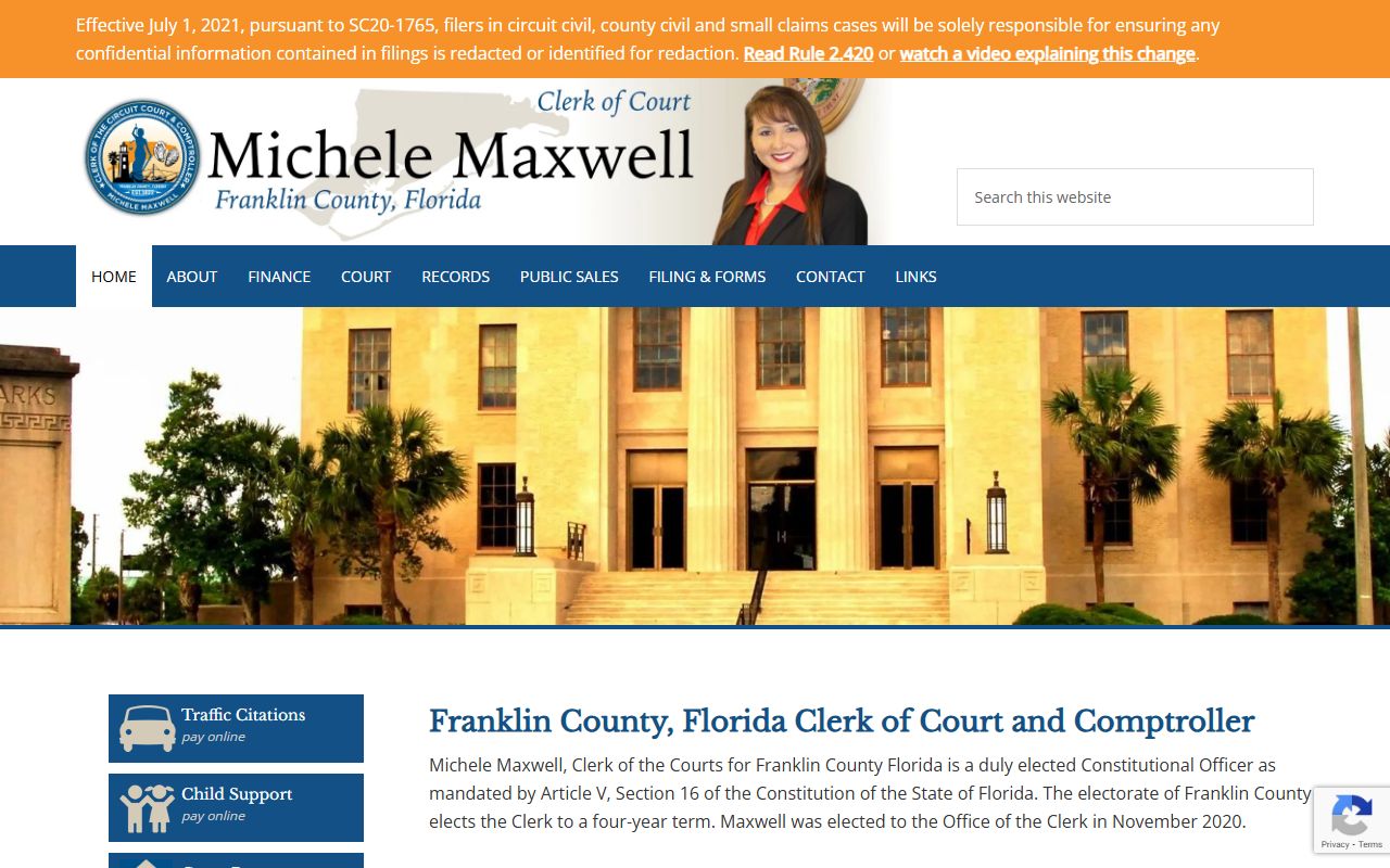 Franklin County dissolution of marriage records source screenshot